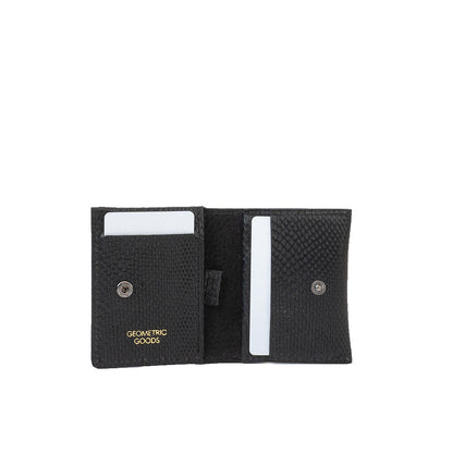 Leather Card Wallet for AirTag - Minimalist 5.0 (Snake Print)-3